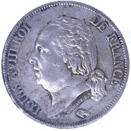 Louis xviii francs - louis, xviii-5