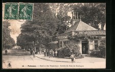 CPA Puteaux, Station des Tramways, Entrée du Bois de Boulogne 1913 