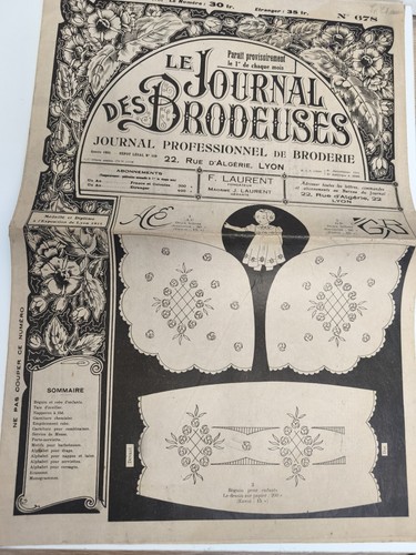 Ancien journal broderie - , le