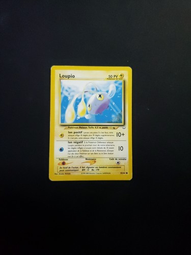 Carte pokemon loupio - carte,
