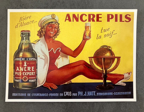 Carte postale réclame - carte,
