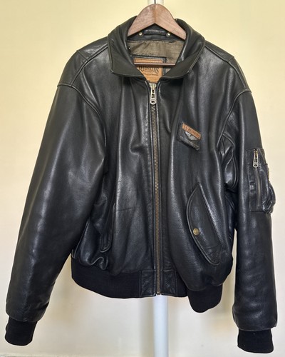 Vintage bomber cuir - bomber,