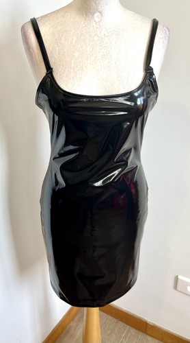 Robe t34 vinyl noire - robe, à