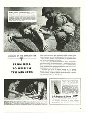 1943 Squibb WW2 Vintage Ad