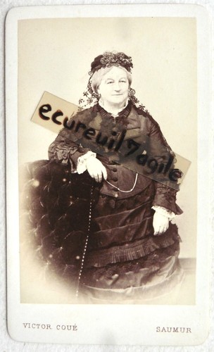 Cdv albumen victor coué - couÉ, à