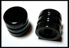 NEW 2 Bouton BOIS Dome Ebéne