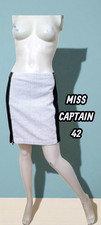 Miss Captain Trend Taille 42   Superbe jupe noire et grise taille élastiquée