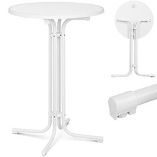 Table haute ronde et pliable