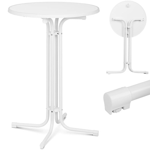 Table haute ronde pliable - table,