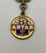 Porte Clé AUGIS - ANTAR - Émaillée ! Garage Vintage, Automobile 1960s  