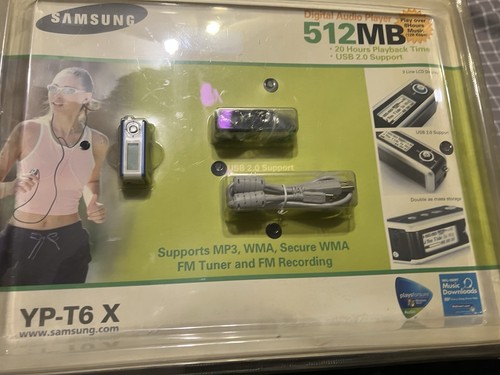Samsung 512mb silver - yp-t6,