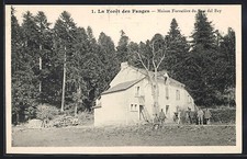CPA Forêt des Fanges, Maison Forestière du Pas del Rey 1909 