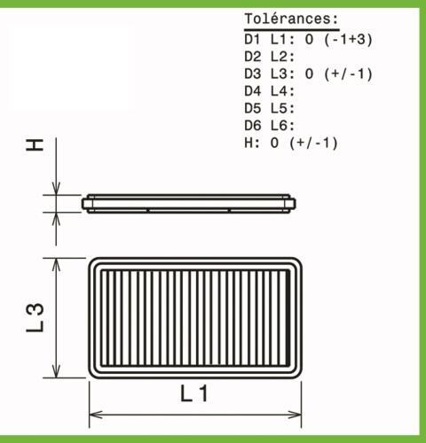 Filtre air green - a,