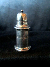 POIVRIERE ART DECO plaqué argent Silver pl. pepper shaker poinçon CHRISTOFLE XXe
