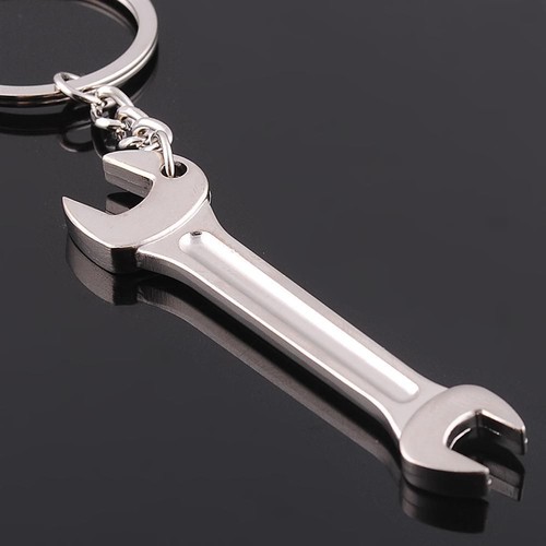 Porte clef clé plate moto - clÉ,