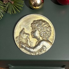 Broche Art Déco en bronze –