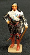 VERTUNNI FIGURINE ROI LOUIS XIII Plomb peint 60 mm
