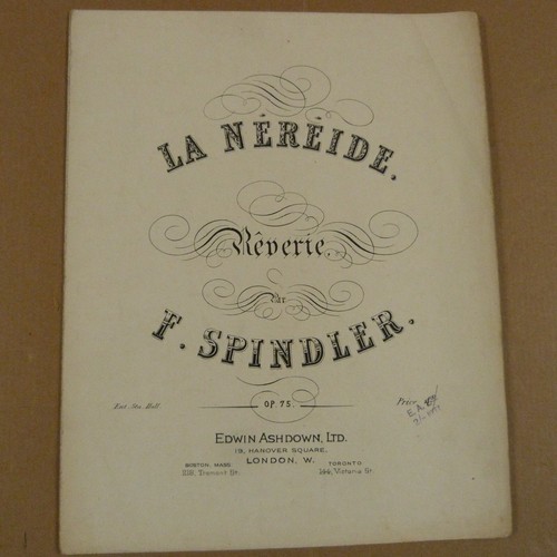 Antique piano score - antique,