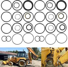 2 Pack Rebuild Repair Seal Kit for Case 580CK Model 33 Backhoe Swing Cylinder