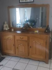 Buffet bas avec miroir