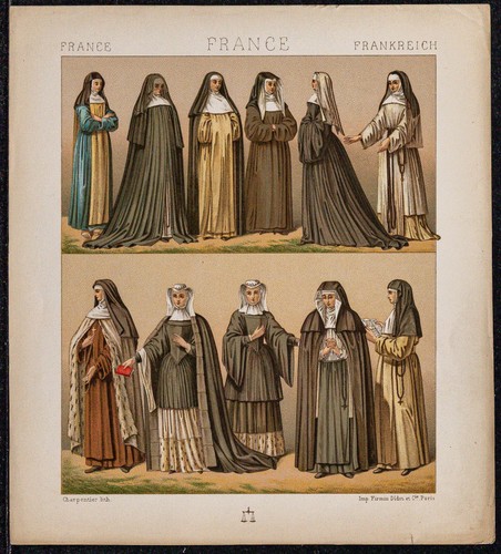 1890 costumes religieux - 1890,