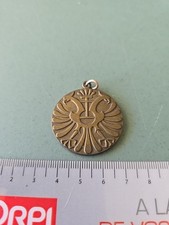 Goldfarbene Medaille Fausel Ullr Schutzpatron Der Wintersportler Doppeladler