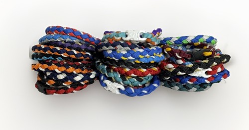 Paracord bracelet football - football, fan