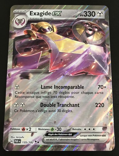 Carte pokémon exagide - carte,
