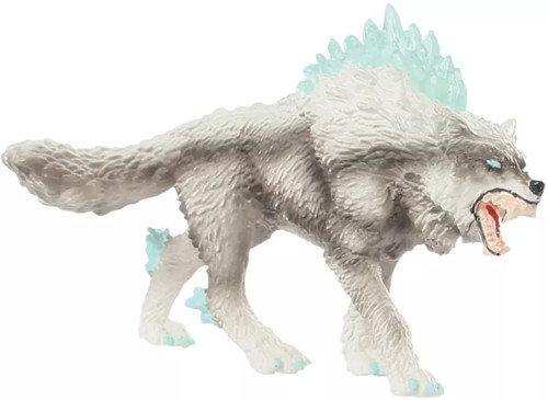 Mini figurine snow wolf - mini,