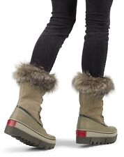 Bottes en cuir kaki Joan Of Arctic Next SOREL neuves T.38