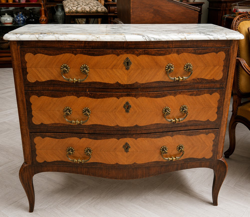 Commode galbée louis - galbée, en
