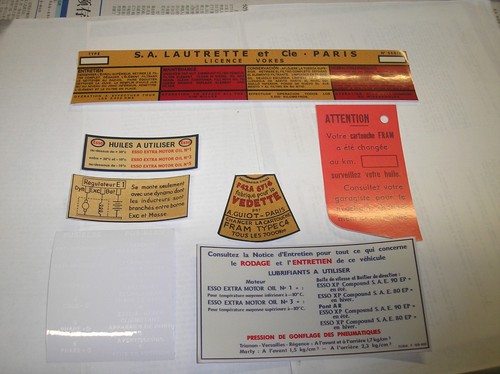Kit complet autocollant - , simca