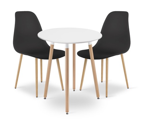Ensemble table ronde kami - ronde, 60