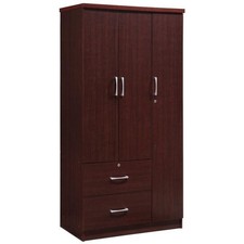 Hodedah 3 Door Armoire with 2