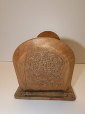 -ANCIENNE ETAGERE BIBLIOTHEQUE à POSER en BOIS bords sculptés Long  ajustable  D