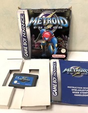 Nintendo GBA Metroid Fusion game boy advance action eur used box FR 2002