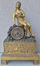 Antique pendule horloge empire