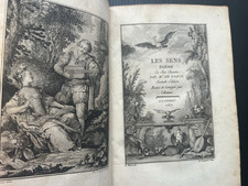 1767 Rare LES SENS Poëme de ROZOI avec figures CURIOSA