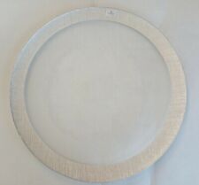 Plateau, Plat Rond, Sous-plat En Verre, Argent, Ø 34,5 Cm, Marque Scherzer, Neuf