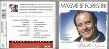 CD 16 TITRES MAXIME LE FORESTIER BEST OF 1998 COLLECTION MASTER SERIE 