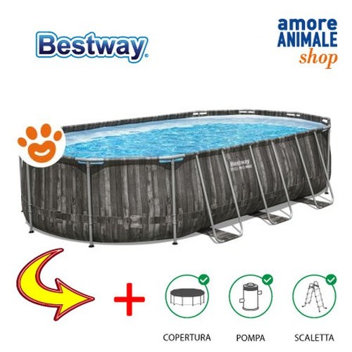 Bestway piscine ovale - bestway,