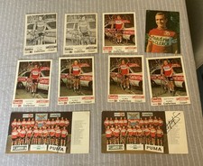CYCLISME Ancien carte Photo cycliste Coureur équipe FLANDRIA signé Autographe