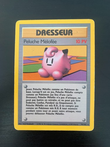 Carte pokémon peluche - pokémon,
