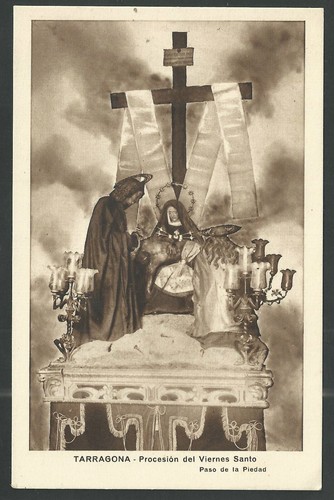 Image pieuse postale ancianne - postale,
