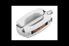 Pédales De Vélo Classiques Vintage Blanches En Résine Et Métal