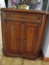 meuble d'entrée bois merisier