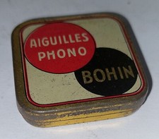 BOITE PLEINE D' AIGUILLES POUR PHONOGRAPHE PHONO BOHIN