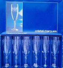 Cristal d'arques  6 flutes a