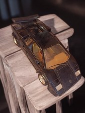 Lamborghini Burago 1/24 ancien modèle, voiture miniature vintage collection