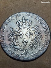 1/2 Ecu au bandeau Louis XV 1746 Pau Bearn Argent